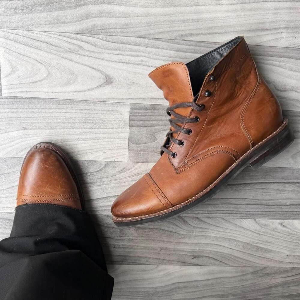 Thursday Boot Co. Captain Brandy Leather Boots Size 11